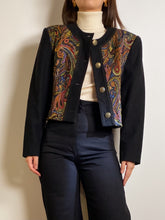 将图片加载到图库查看器，Vintage Embroidery wool blazer
