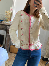 Charger l&#39;image dans la galerie, Vintage Austrian cardigan Pink
