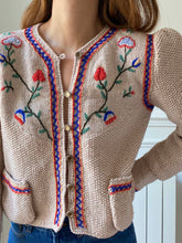 将图片加载到图库查看器，PRE-ORDER Hand knitted folk cardigan
