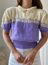 将图片加载到图库查看器，PRE-ORDER Hand knitted purple pullover
