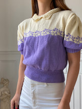 将图片加载到图库查看器，PRE-ORDER Hand knitted purple pullover
